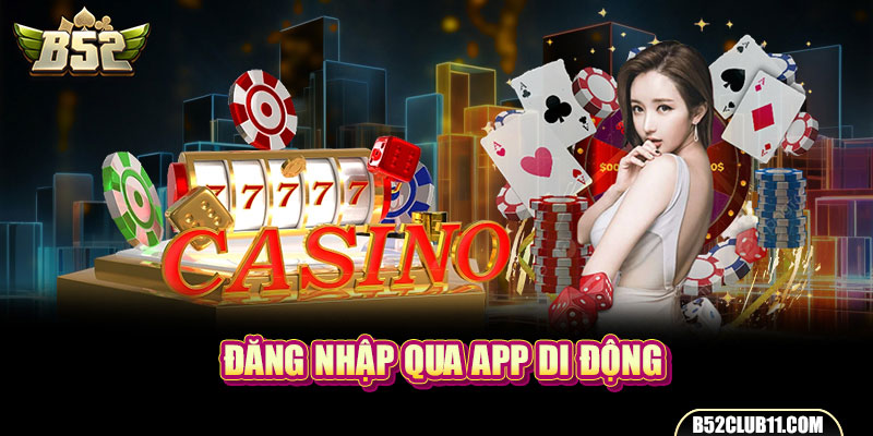 Đăng nhập qua app di động