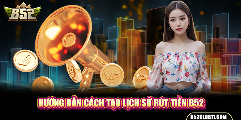 Hướng dẫn cách tạo lịch sử rút tiền B52