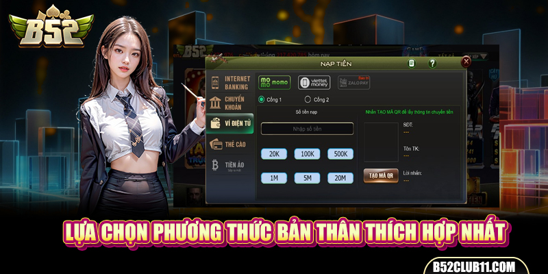 Lựa chọn phương thức bản thân thích hợp nhất 