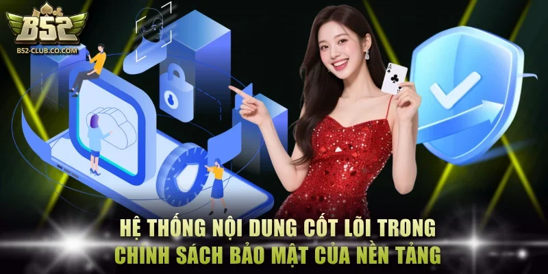 Hệ thống nội dung cốt lõi trong chính sách bảo mật của nền tảng