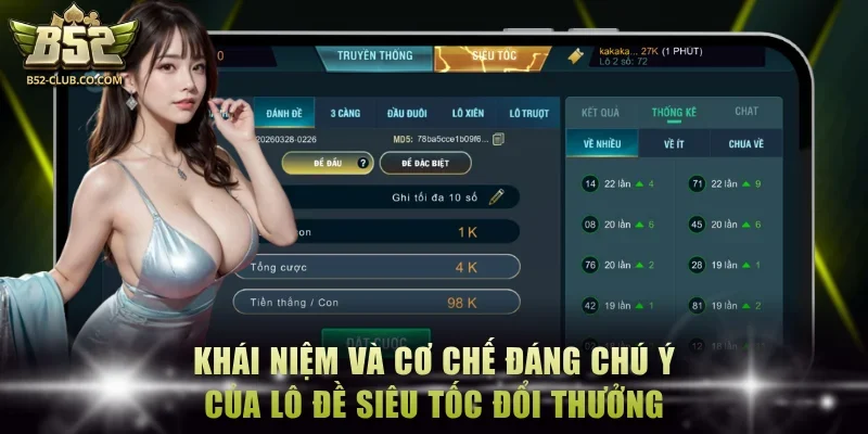 Khái niệm và cơ chế đáng chú ý của lô đề siêu tốc đổi thưởng